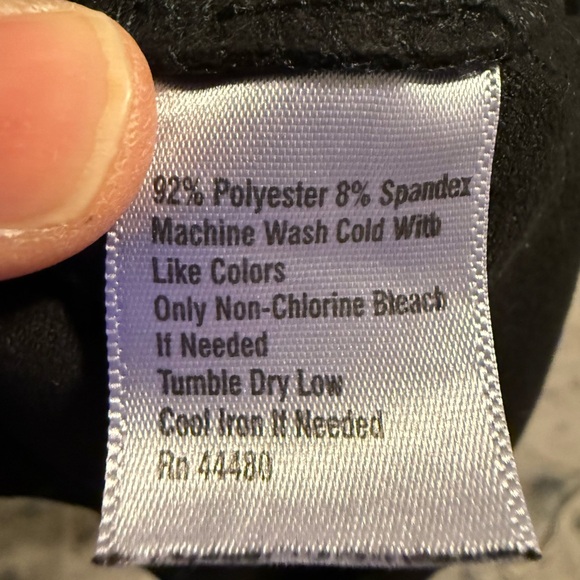 Wonderly Black Faux Suede Leggings - Picture 4 of 8